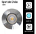 Balizador Spot Led Embutir 6500K Branco Frio Chao Piso Jardim 1w Ip66. - Imagem 5