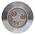 Balizador Spot Led Embutir 6500K Branco Frio Chao Piso Jardim 3w Ip66. - Imagem 3