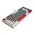 Teclado mecanico 75% Pcyes Kirin, White Ghost, Switch Red, Led Rainbow - PTKRWG75RD - Imagem 2