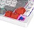Teclado mecanico 75% Pcyes Kirin, White Ghost, Switch Blue, Led Rainbow - PTKRWG75BL - Imagem 4