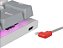 Teclado Mecanico 60% Pcyes Kuromori, White Ghost, Switch Blue, Led Rainbow - PTKMWG60BL - Imagem 5