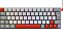 Teclado Mecanico 60% Pcyes Kuromori, White Ghost, Switch Blue, Led Rainbow - PTKMWG60BL - Imagem 1