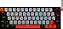 Teclado Mecânico 60% Pcyes Kuromori, Switch Red, Rainbow (PTKM60RD) - Imagem 1