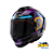 Capacete Para Motociclista Alpinestars Sr10 Martinator Azul/Roxo/Vermelho Gloss - Imagem 1