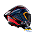 Capacete Para Motociclista Alpinestars Sr10 Martinator Azul/Roxo/Vermelho Gloss - Imagem 3