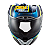 Capacete Ls2 Ff805 Thunder C Racing 1 Azul/Amarelo Fluo - Imagem 1