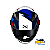 Capacete Para Motociclista Norisk Orion Sv Denver Azul - Imagem 3