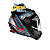 Capacete Norisk Route Ff345 Charge Black/Titanium/Blue - Imagem 3