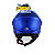 Capacete Kyt D - City Plain Blue Metal - Imagem 3