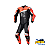 Macacão Para Motociclista Alpinestars Gp Plus V4 1Pc Preto/Vermelho Fluor/ Branco - Imagem 1