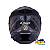 Capacete Para Motociclista Ls2 Scope Ff902 Mask Blk-Titanium - Imagem 4