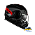 Capacete Para Motociclista Ls2 Scope Ff902 Hamr Blk-Red - Imagem 4