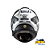 Capacete Para Motociclista Ls2 Ff397 Vector Automat Whit/Titanium - Imagem 4