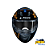 Capacete Para Motociclista Ls2 Ff320 Stream Neon Azul/Laranja Flúor - Imagem 1
