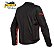 Jaqueta Para Motociclista Dainese Bora Air Tex Black/Fluo-Red - Imagem 2
