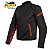 Jaqueta Para Motociclista Dainese Bora Air Tex Black/Fluo-Red - Imagem 1