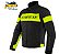 Jaqueta Para Motociclista Saetta D Dry Jacket Black/Fluo-Yellow /Black - Imagem 1