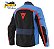 Jaqueta Para Motociclista Dainese Outlaw Black/Light-Blue/Black Iris -Lava Red - Imagem 2