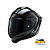 Capacete Para Motociclista Alpinestars Sr10 Solid Preto Carbon Matte Gloss - Imagem 1