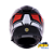 Capacete Ls2 Ff397 Vector Evo Kripton Preto/Vermelho/Barnco - Imagem 3