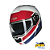 Capacete Nolan N90-3 Roboto Branco/Vermelho/Azul - Imagem 4