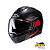 Capacete Para Motociclista Hjc I100 180 Beis Preto Chunmbo E Vermelho - Imagem 1