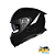 Capacete Para Motoclista Strada Ii Monocolor Black - Imagem 4