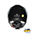 Capacete Para Motoclista Strada Ii Monocolor Black - Imagem 3