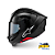 Capacete Para Motociclista Alpinestars Sr7 Solide Preto Gloss - Imagem 2