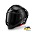 Capacete Para Motociclista Alpinestars Sr7 Solide Preto Gloss - Imagem 1