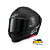 Capacete Para Motociclista Alpinestars Sr7 Solide Preto Matte - Imagem 1