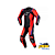 Macacão Alpinestars Missile V3 1 Peça Preto/Vermelho Fluo/Roxo - Imagem 1