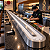 Esteira transportadora de sushi 8 metros - estrutura em aço inox para restaurantes - Imagem 1
