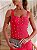 Vestido Midi cor Goiaba Positano Vermelho - Imagem 2