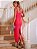 Vestido Midi cor Goiaba Positano Vermelho - Imagem 3