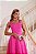 Vestido Midi em Crepe Alfaiataria Rosa - Imagem 2