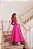 Vestido Midi em Crepe Alfaiataria Rosa - Imagem 3