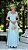 Vestido Mídi de Malha Piquet Azul Candy Color Breeze - Imagem 2