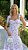 Vestido Mídi de Renda Branca com Forro Nude Bride Branco - Imagem 3