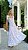 Vestido Mídi de Renda Branca com Forro Nude Bride Branco - Imagem 1