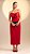 Vestido Laço Alfaiataria vermelho - Imagem 1