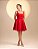 VESTIDO MINI GODÊ ALFAIATARIA VERMELHO - Imagem 2