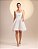 VESTIDO MINI GODÊ ALFAIATARIA OFF WHITE - Imagem 1
