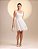 VESTIDO MINI GODÊ ALFAIATARIA OFF WHITE - Imagem 2