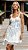 Vestido curto bordado com flores em 3D no barrado - Imagem 1