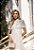 Vestido mídi off white em lasie - Imagem 5