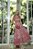 Vestido mídi em renda Richilie Vermelho - Imagem 1
