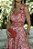 Vestido mídi em renda Richilie Vermelho - Imagem 3