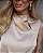 Blusa em Cetim Nude - Imagem 3