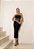 Vestido Midi Preto de Crepe Euphoria Preto - Imagem 1